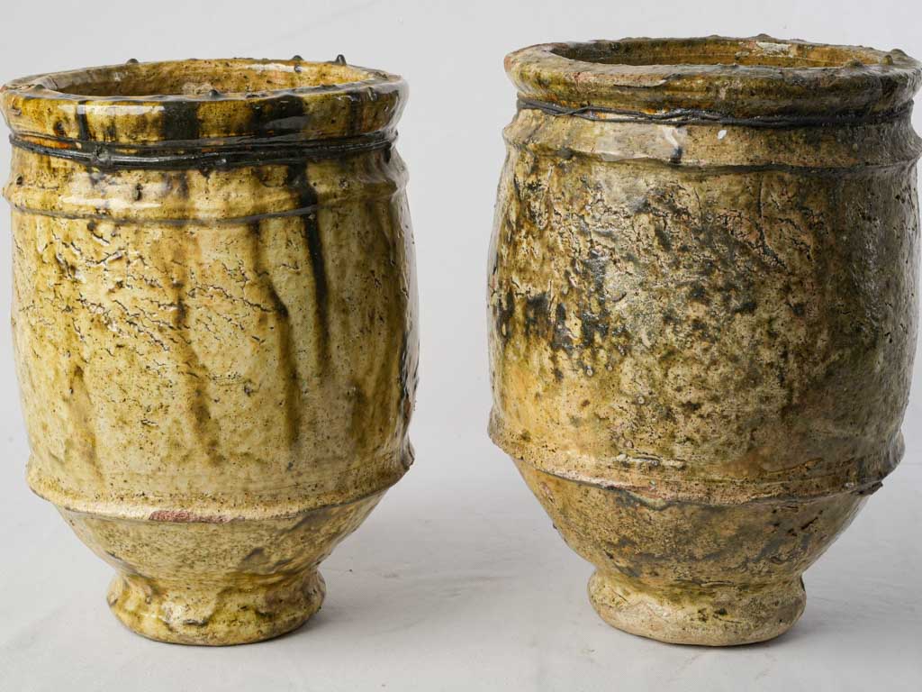 Large decorative wire detailed urns