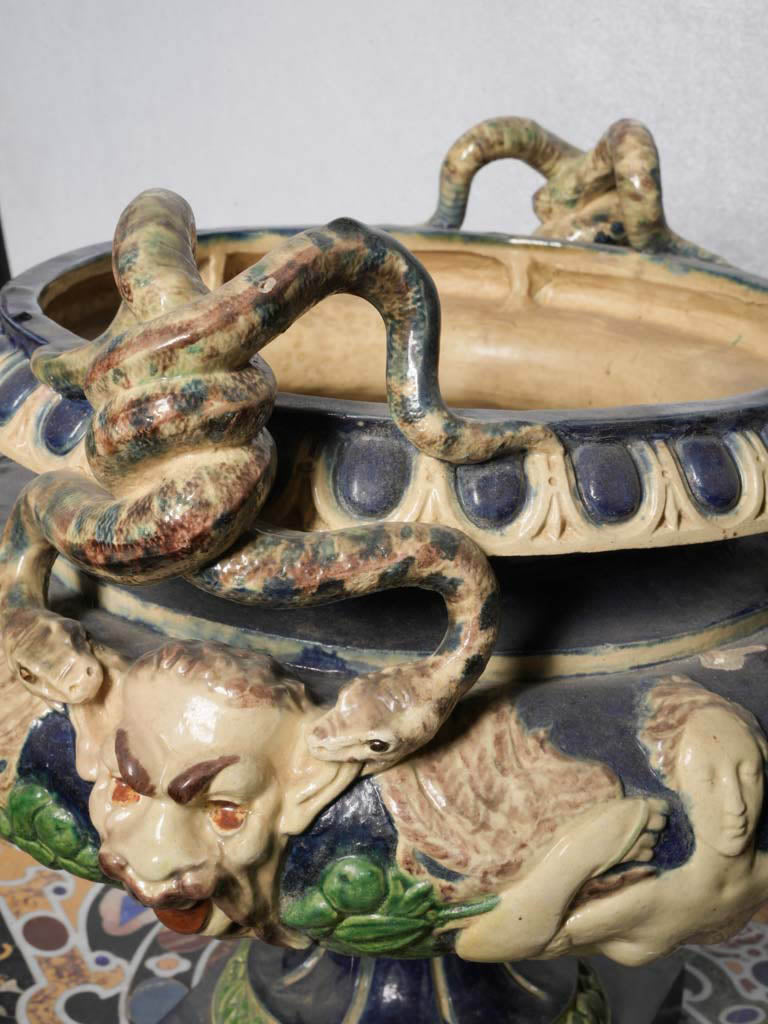 Historically inspired sculptural dining centerpiece