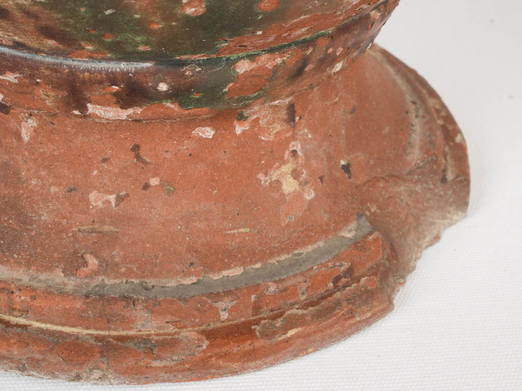 Classic aged French terracotta planters
