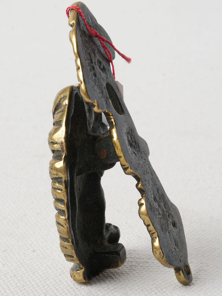 Rustic woodland-themed door knocker  