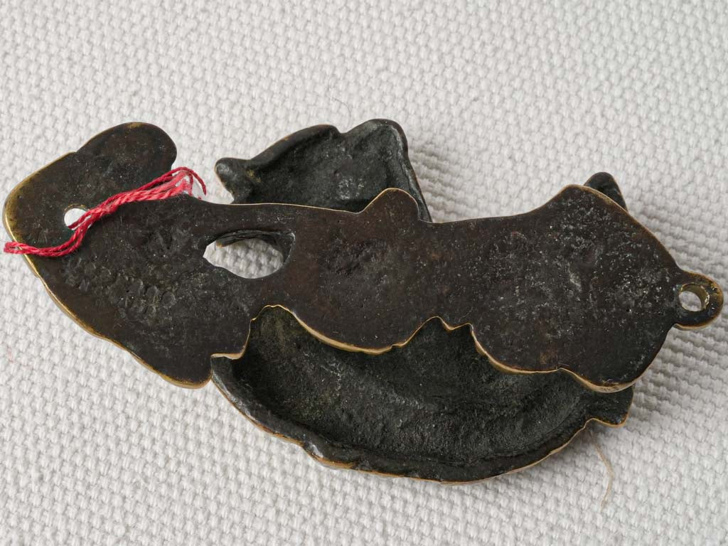Elegant bronze nature door knocker  
