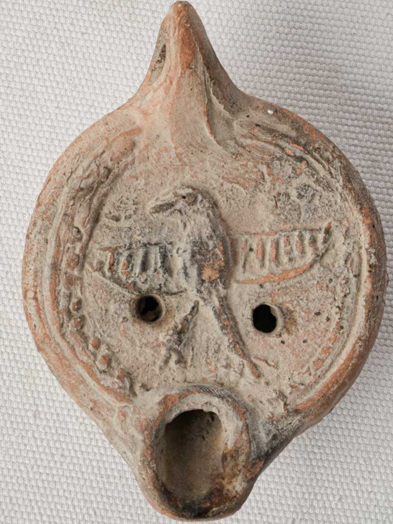 Classic Roman-style oil lamp collectible