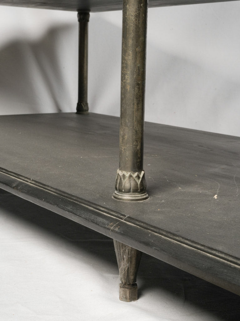 Restored Blackened Pine Display Table