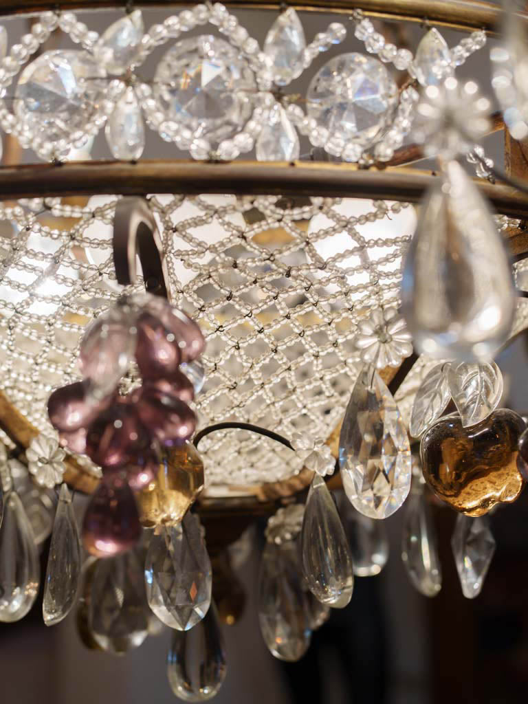 Romantic warm ambient chandelier