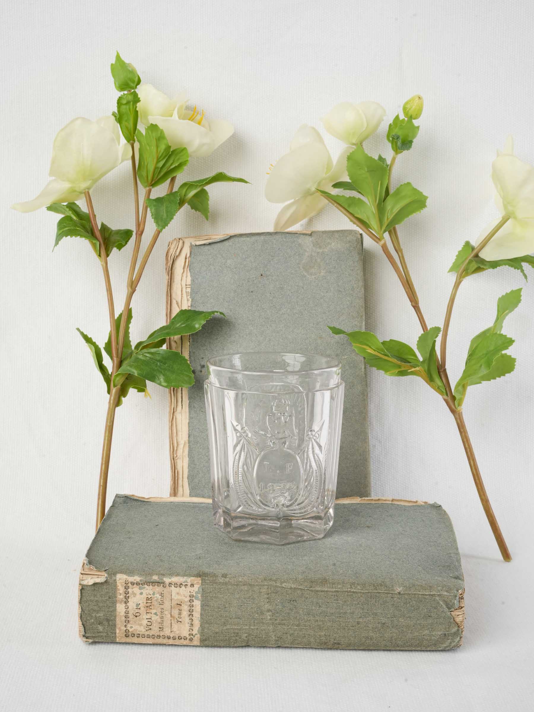 Rare Napoleonic pressed glass