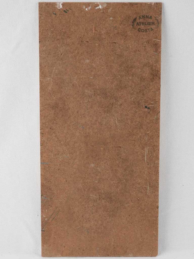 Antique Oil on Board Costa Painting