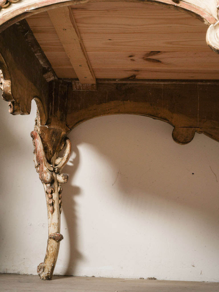 Patina-rich 19th-century accent table