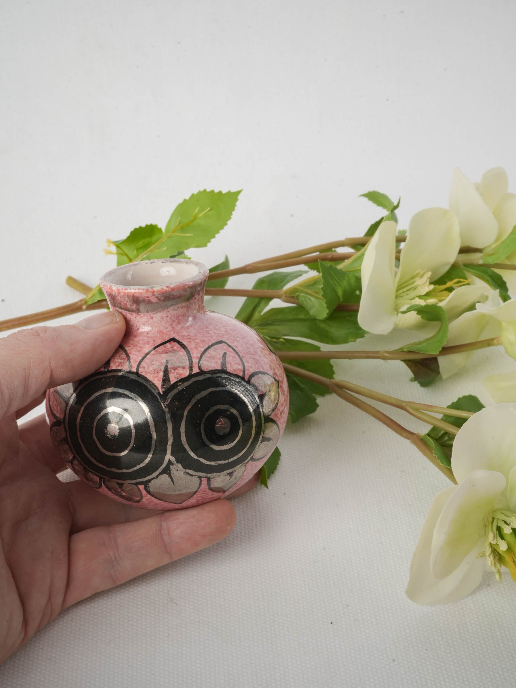Diminutive 1920s Art Deco Vase by Alfred Renoleau - 3¼"
