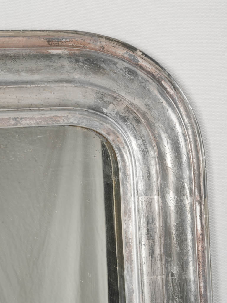 Sophisticated French mantel mirror  