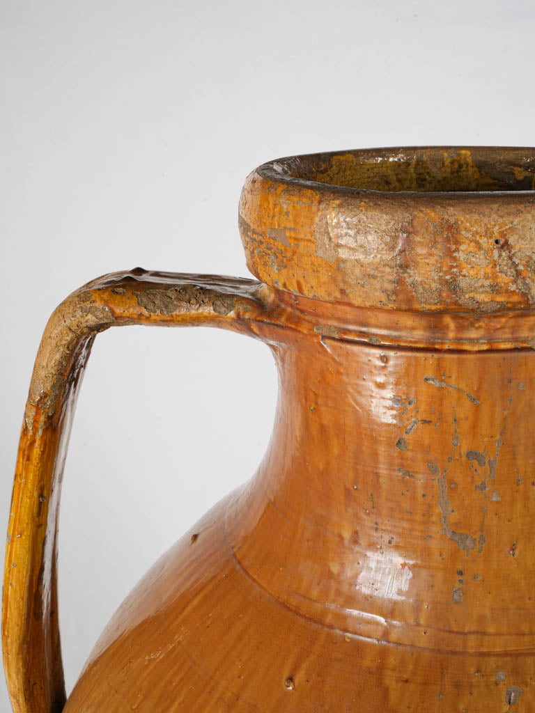 Luxurious ancient pottery amphora