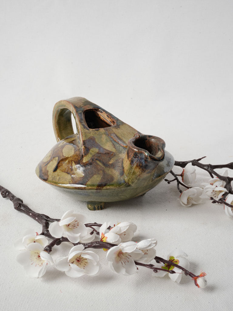 Playful zoomorphic ceramic teapot