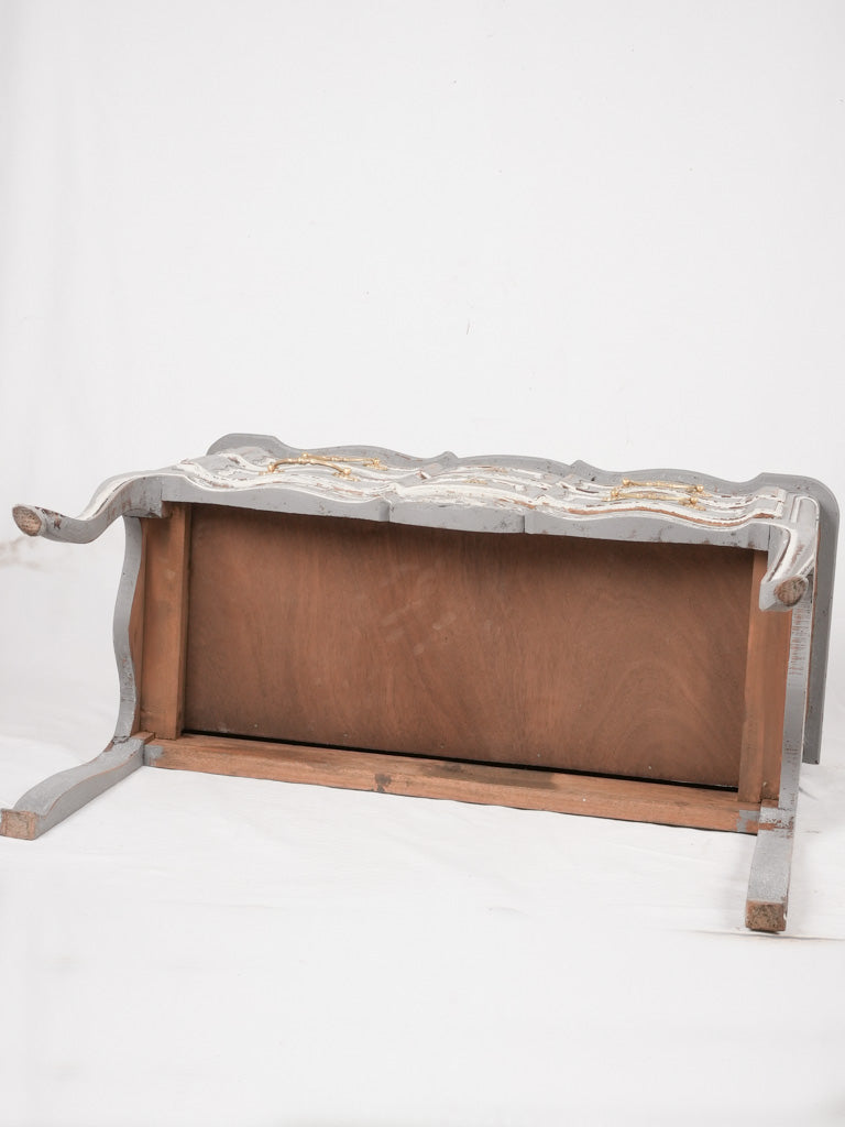 Unique patina ornamental bronze commode