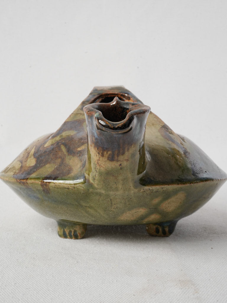 Tactile organic tortoise teapot