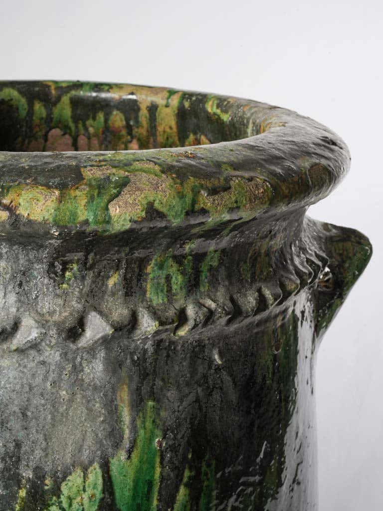 Elegant textured surface decorative jars