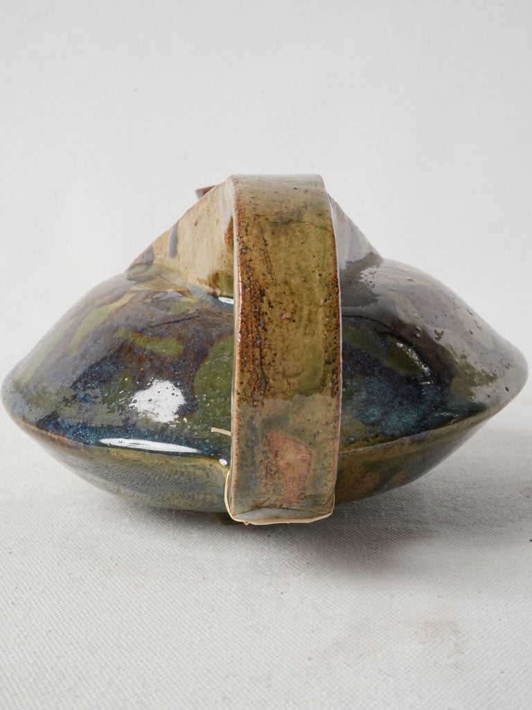 Vintage stylized tortoise teapot