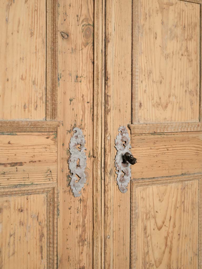 18th-Century Baroque Fir Wardrobe from the Alpine Regions - 80"