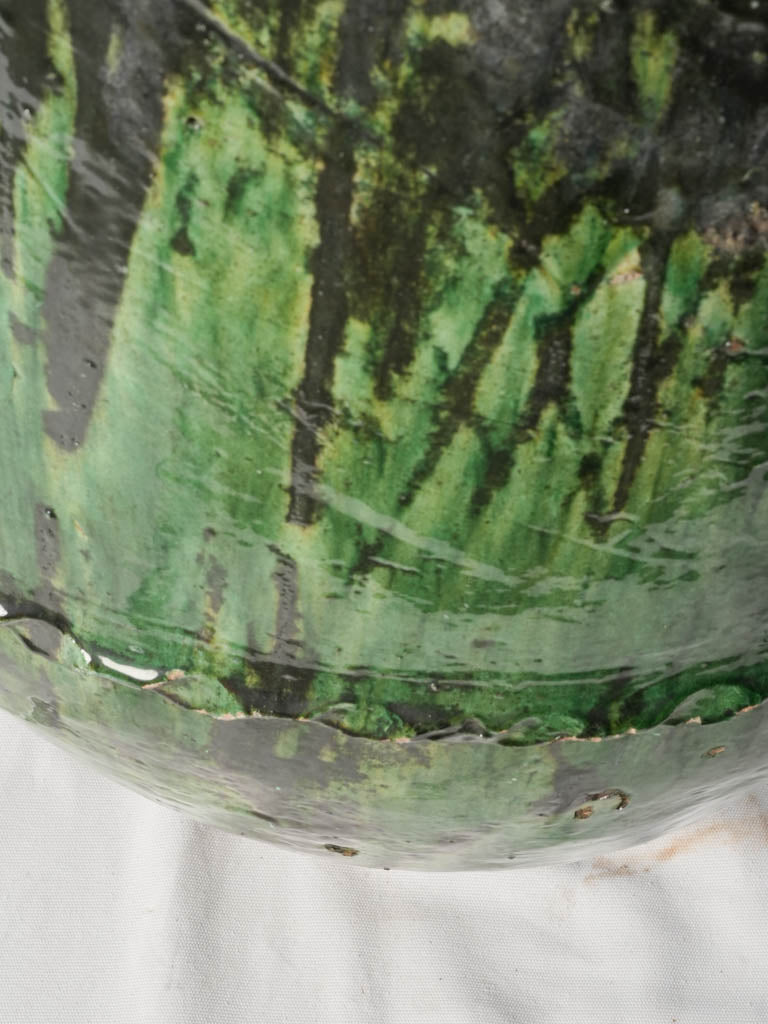 Expressive thick drip-coated pots