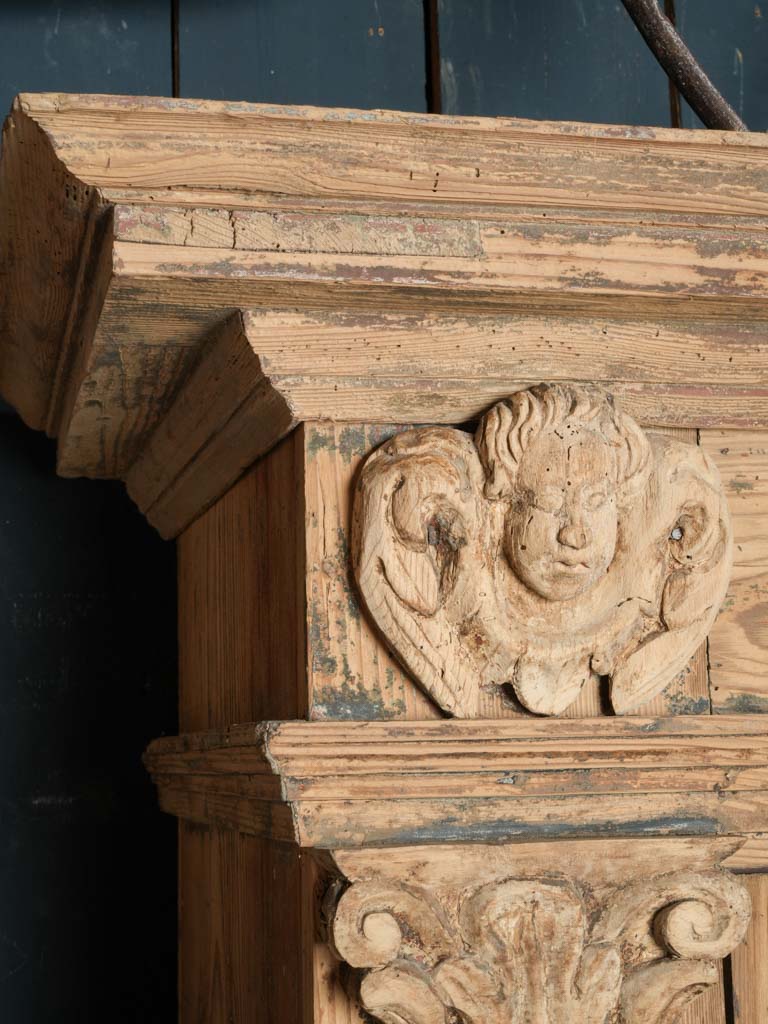 18th-Century Baroque Fir Wardrobe from the Alpine Regions - 80"