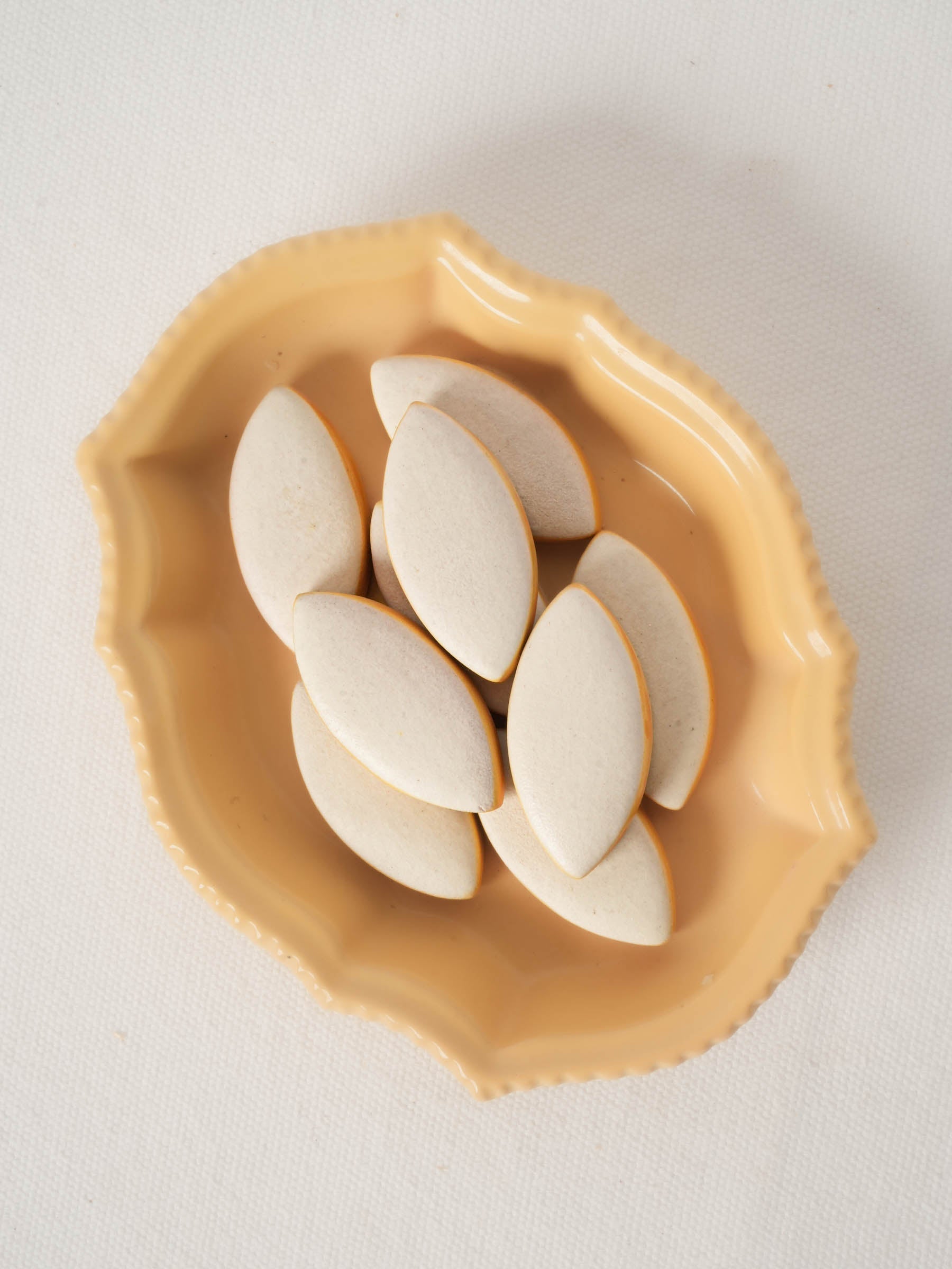 Trompe-l’Oeil Ceramic Dish with Calissons from Dieulefit