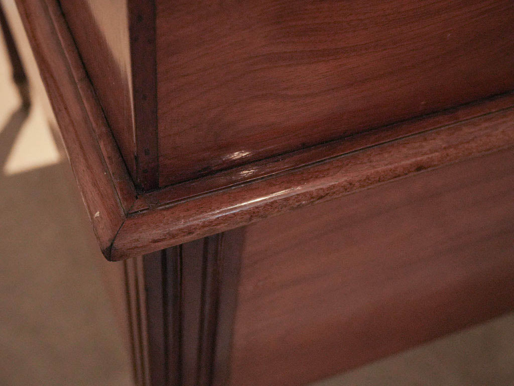 Chic authority mahogany writing desk