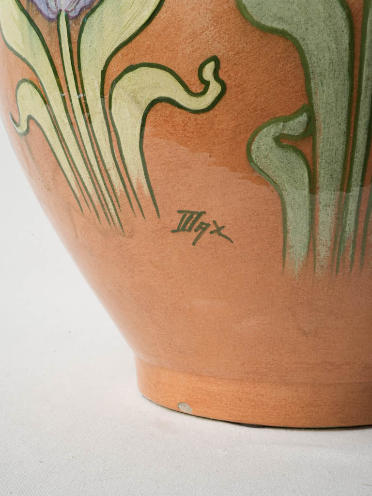 Decorative vibrant ceramic planter