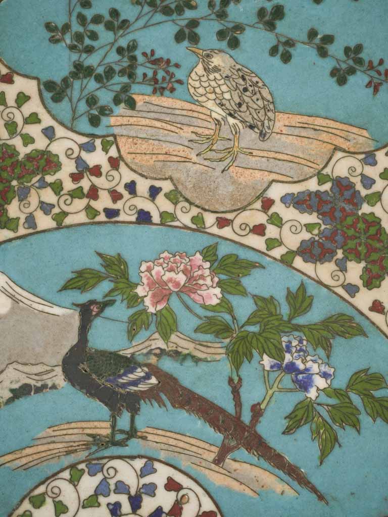 Vintage Japanese art plate