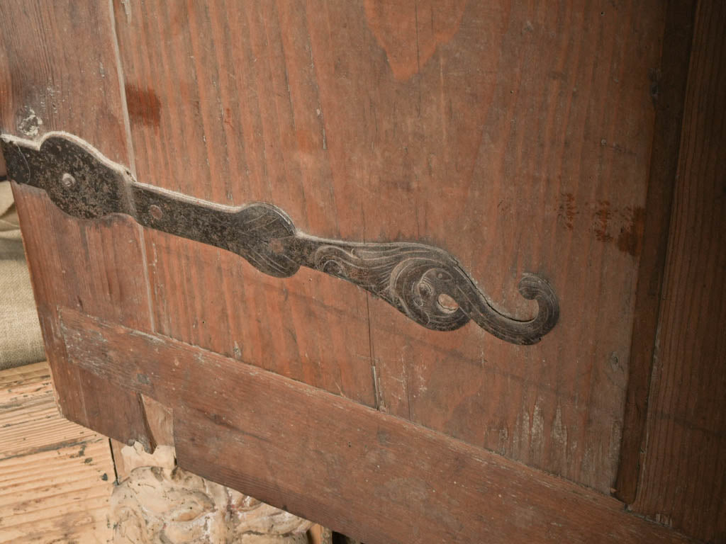 18th-Century Baroque Fir Wardrobe from the Alpine Regions - 80"