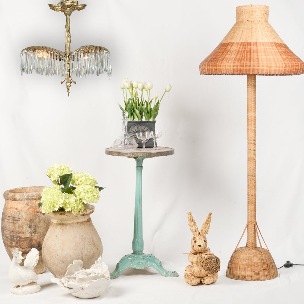 Rustic whimsy rabbit art