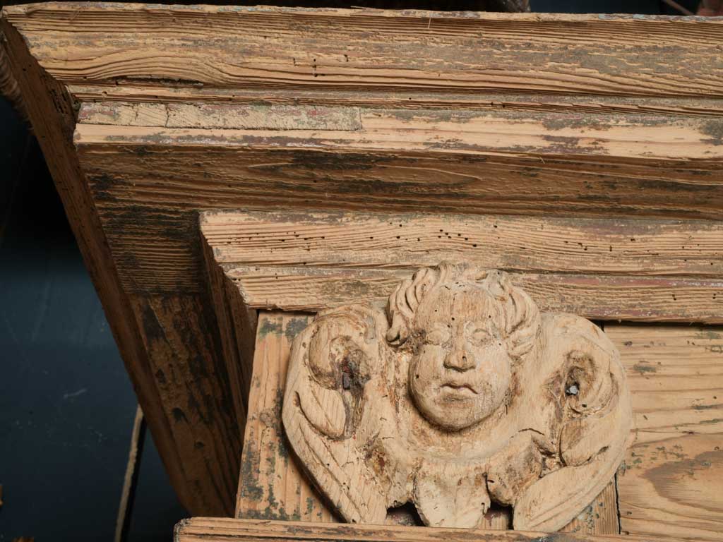 18th-Century Baroque Fir Wardrobe from the Alpine Regions - 80"