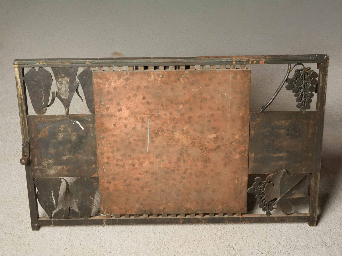 Exceptional Three-Part French Art Deco Chancel Barrier by Master Ironworker Georges Bernardin