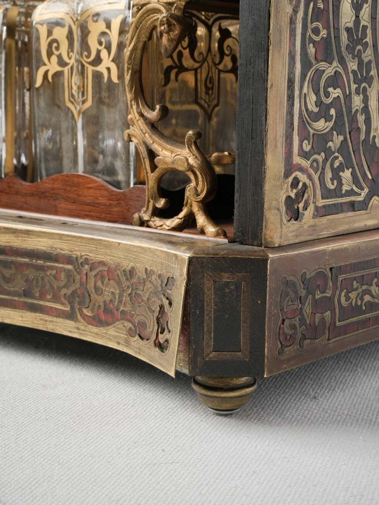 Intricate aristocratic bar cabinet