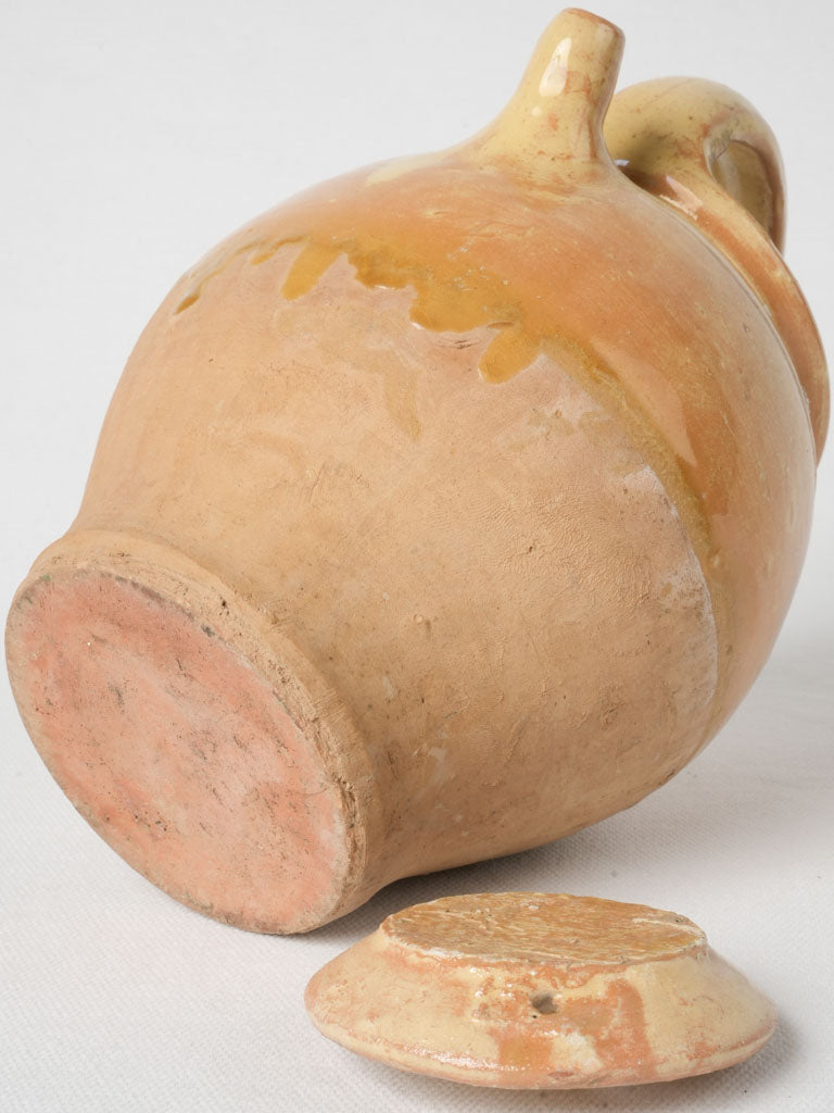 Terracotta antique French demi-glaze ewer