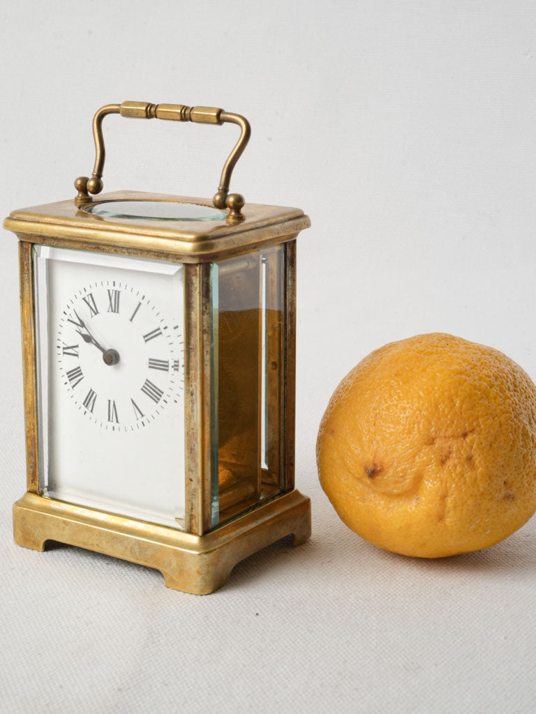 Refined vintage carriage clock piece  