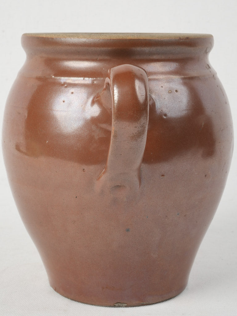 Timeless French ceramic vinegar vessel