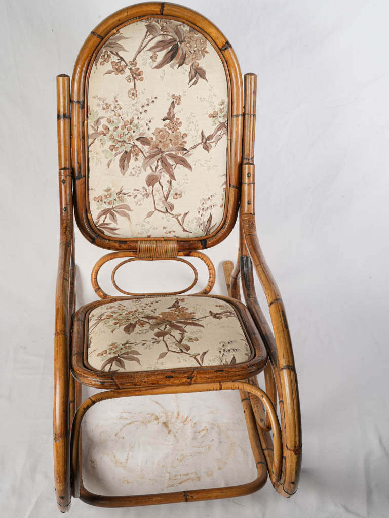 1940s charming bent bamboo seat