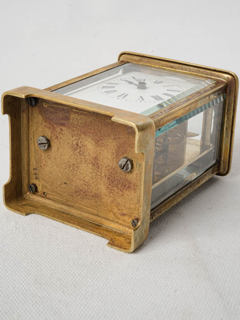 Classic patina aged collectible clock  