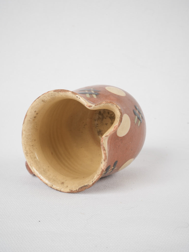 Nostalgic decorative ceramic milk jug