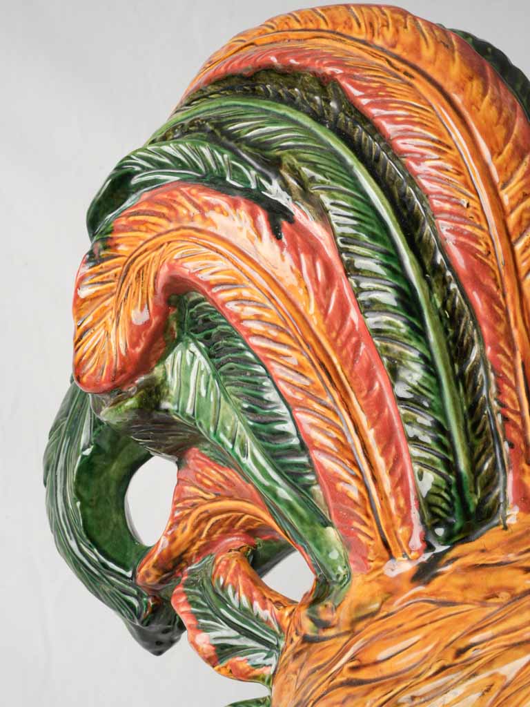 Elegant rural French rooster figurine