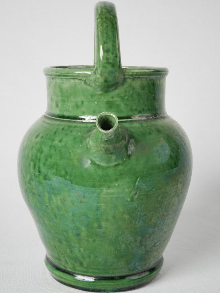 Elegant fully glazed French water jug