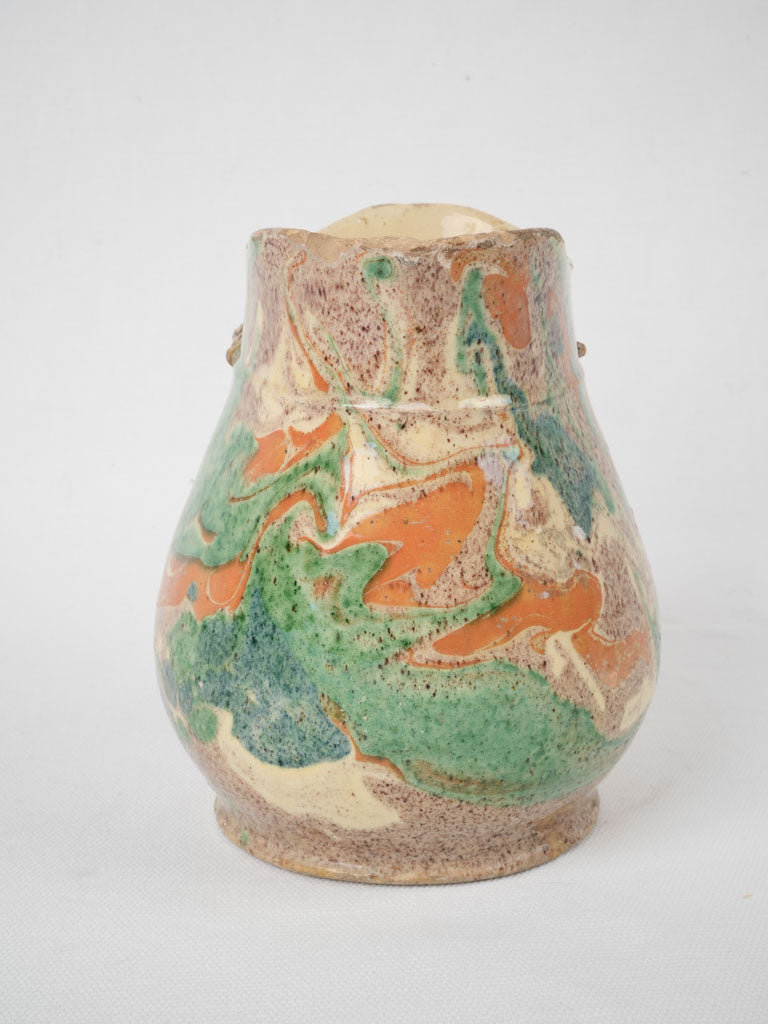 Vintage Savoy Alps-inspired pottery piece