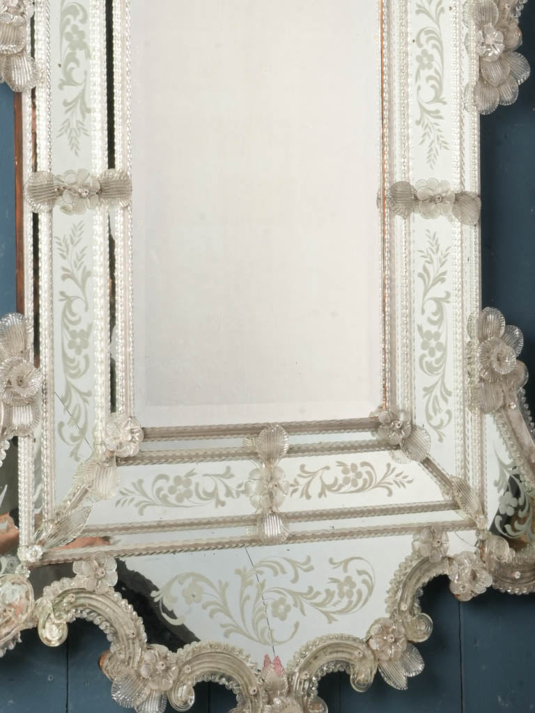 Exceptional Late 19th-Century Venetian Mirror of Monumental Scale - 78¾" x 46½"