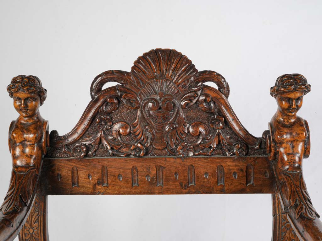 Timeless solid wood armchair