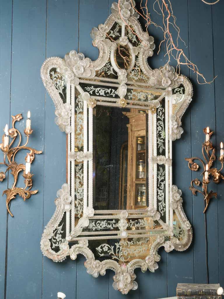 Exceptional Late 19th-Century Venetian Mirror of Monumental Scale - 78¾" x 46½"