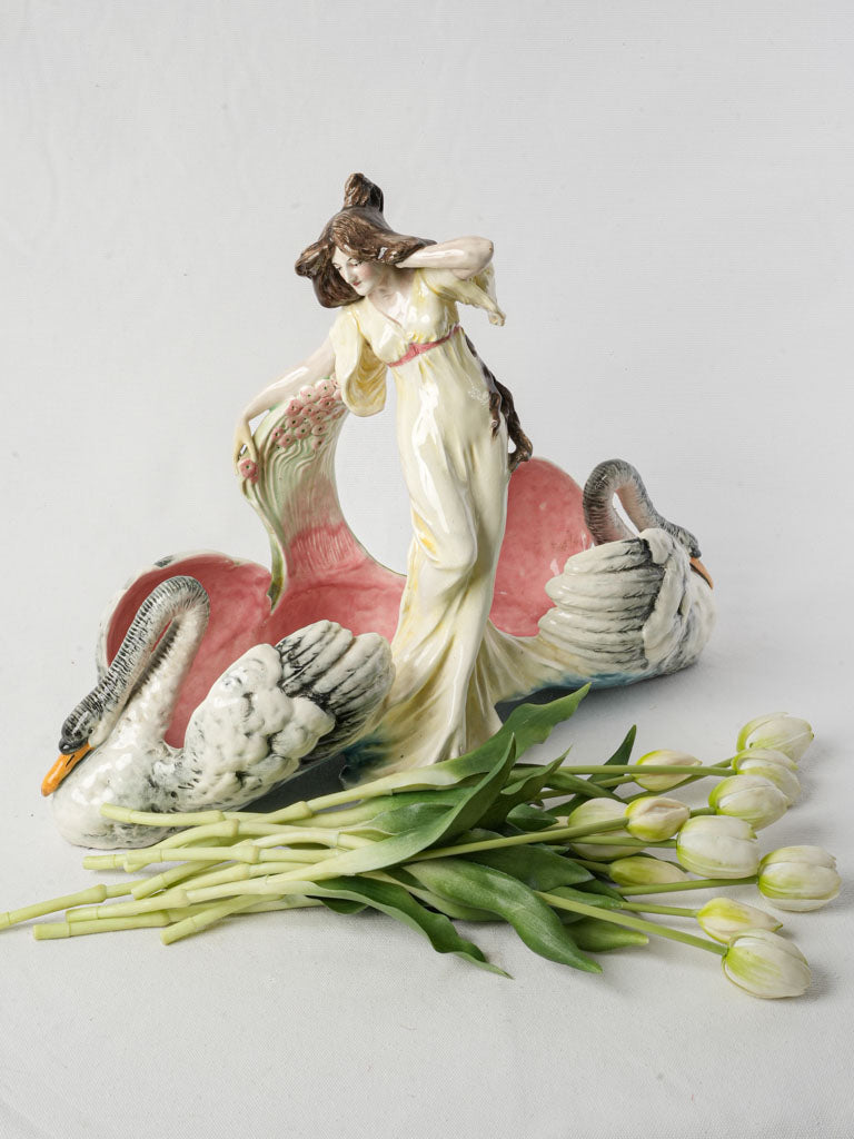 Antique French Majolica centerpiece