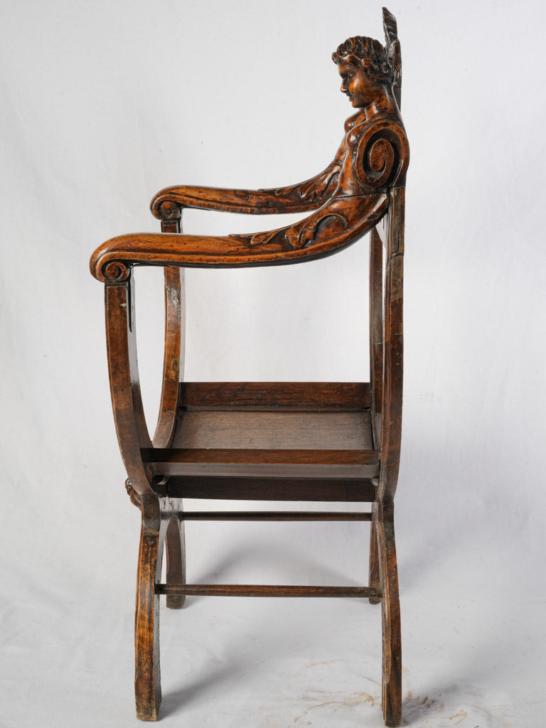 Antique expressive design chair