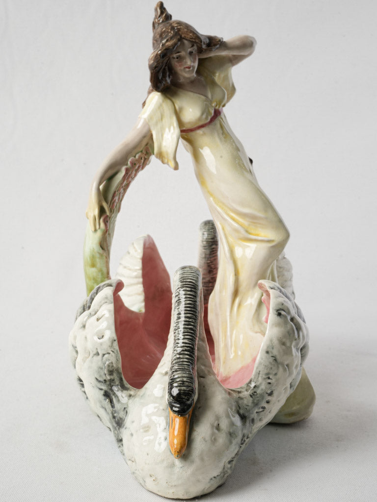 Elegant ivory and yellow jardinière