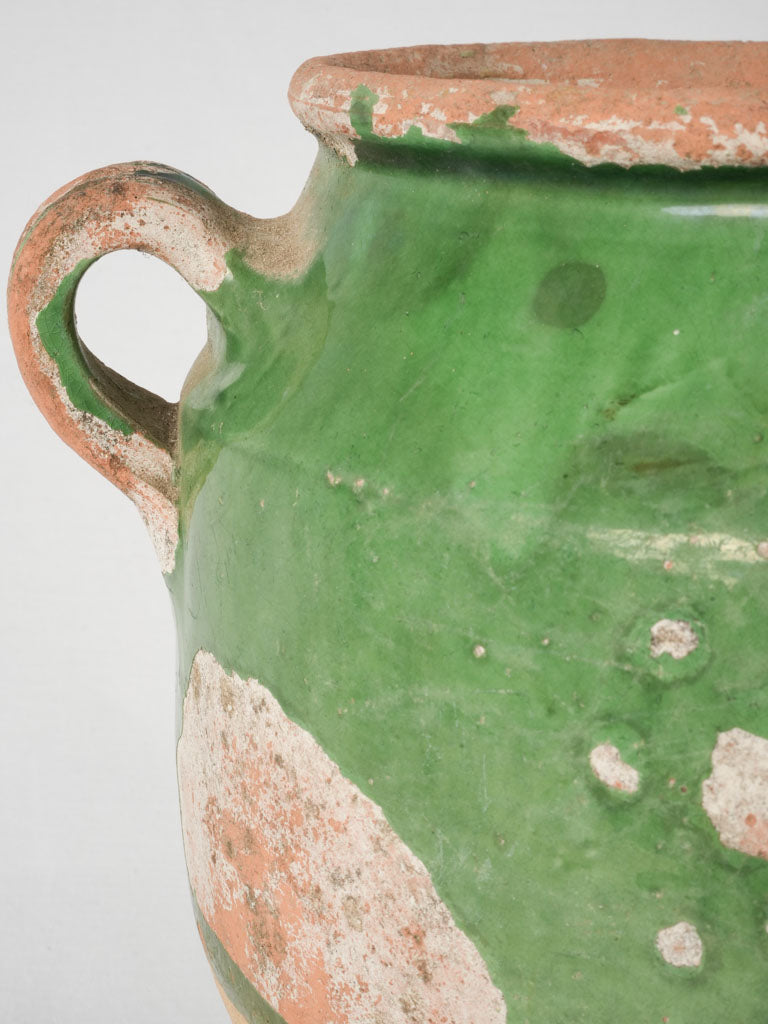 Lovely, aged, terracotta confit pot