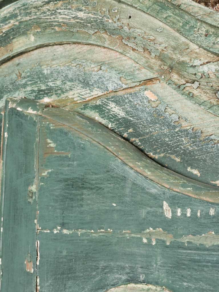 Antique French Louis XV Corner Cupboard w/ Original Paint - 77½"
