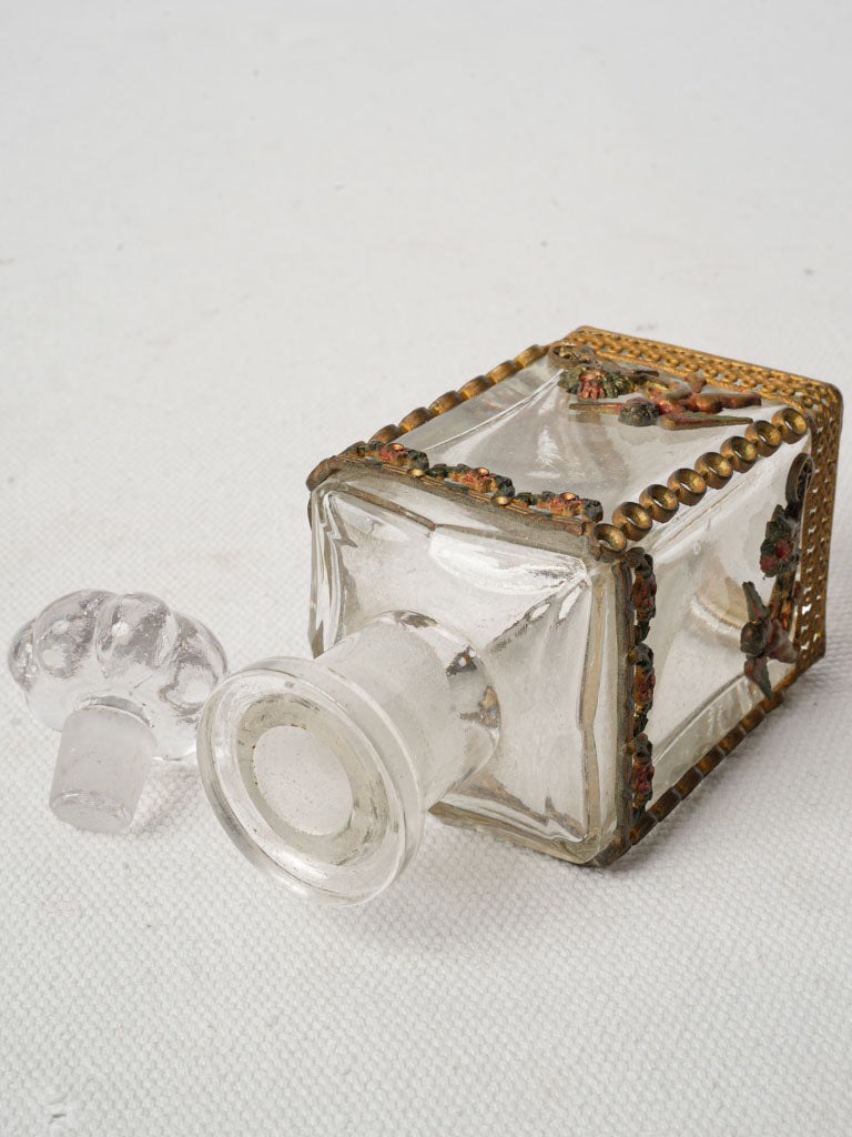 Luxurious late 19th-century perfume bottle