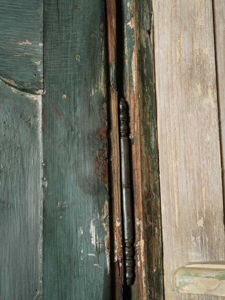 Antique French Louis XV Corner Cupboard w/ Original Paint - 77½"